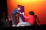 Curious Incident play - 2 actors touching hands